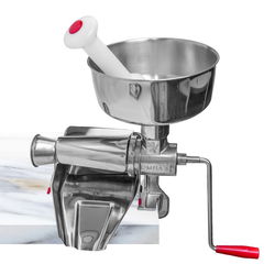 Image of Manual Tomato Strainer #4 Valore Model with Splash Guard