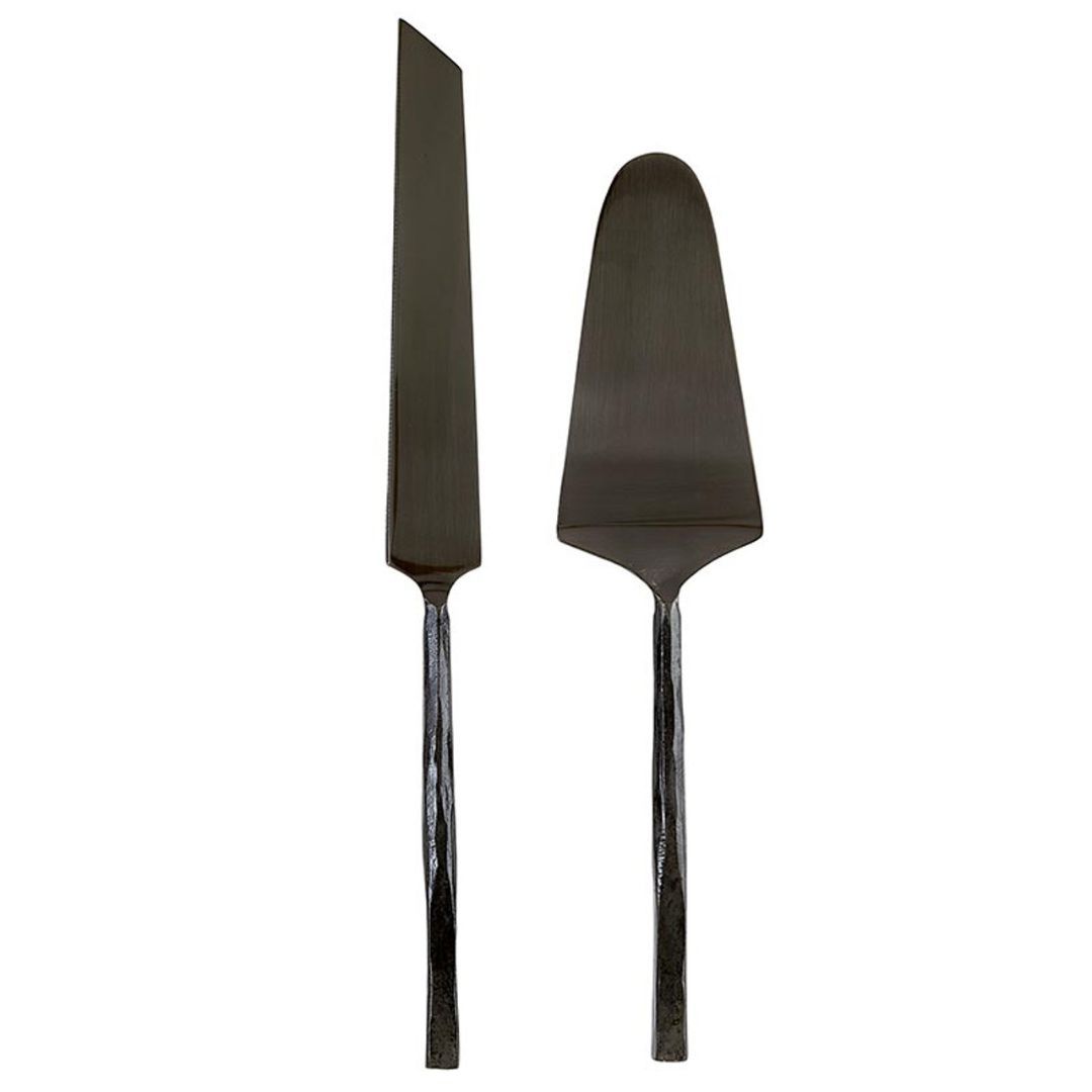 Image of Matte Black Serving Set – Set of 2