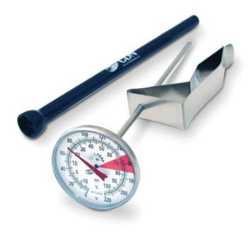 Image of Thermometer Clip On Instant Read Beverage & Frothing