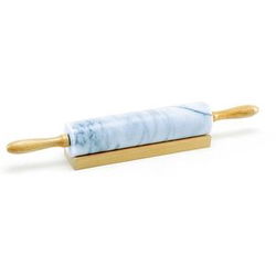 Image of Rolling Pin White Marble 10″ with Base