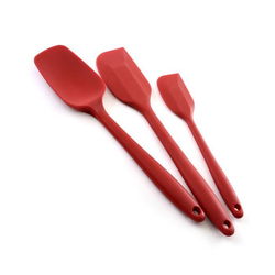 Image of Silicone Spatulas Set of 3 Red   –