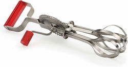 Image of Antique Egg Beater, Red
