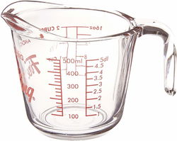 Image of Measuring Cup, Glass, 2-Cup