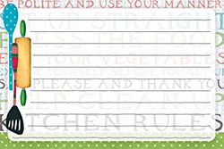 Image of Kitchen Rules Recipe Card