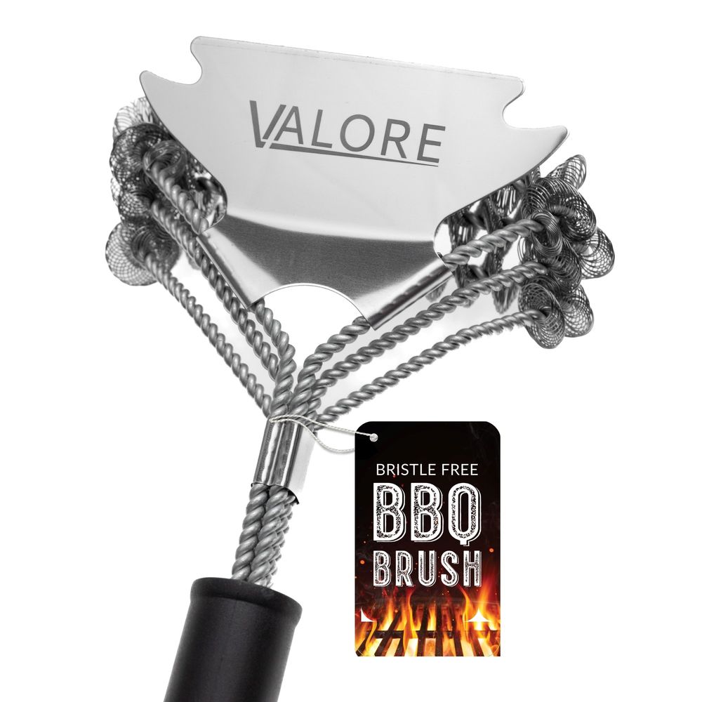 Image of Valore 16″ Bristle Free BBQ Brush and Scraper