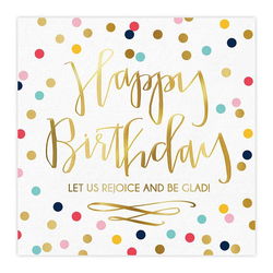 Image of Beverage Napkins – Happy Birthday – 20pk