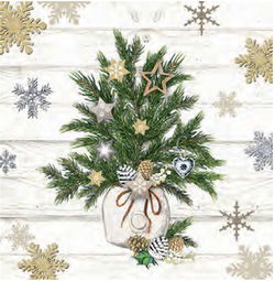 Image of Napkin Luncheon – Decorated Branches