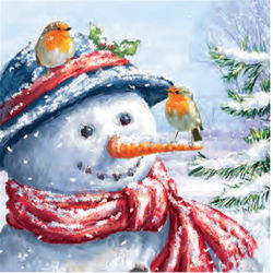 Image of Napkin Cocktail – Winter Birds