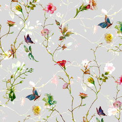 Image of Napkins Gray Floral