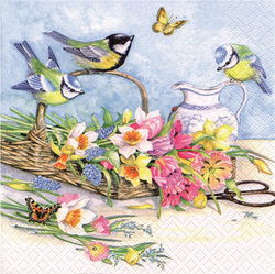 Image of Luncheon Napkin – Cesto Di Fiori