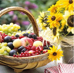 Image of Luncheon Napkin – Sunny Fruit