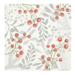 Image of Napkins Luncheon Red Berries