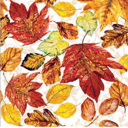Image of Leaves Luncheon Napkins