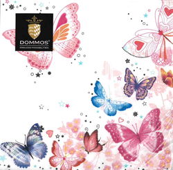Image of Lovely Butterflies Napkin Luncheon