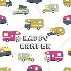 Image of Napkins Luncheon Happy Camper