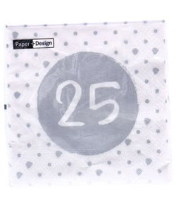 Image of Napkins Luncheon 25th Birthday