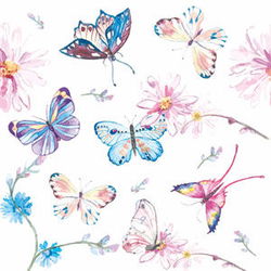 Image of Napkins Luncheon Butterflies