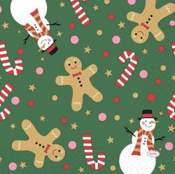 Image of Luncheon Napkins – Candyman Green