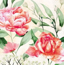 Image of Rose symphonie – Luncheon Napkin