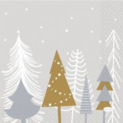 Image of Napkin – Winter Trees