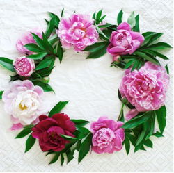 Image of Blossom Wreath – Lucheon Napkin