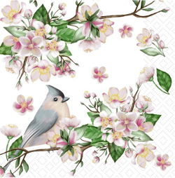 Image of Bird Lyrics – Luncheon Napkin