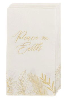 Image of Dinner Napkins Paper 12pc  Peace on Earth