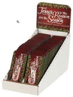 Image of Jesus Is The Reason Candy Cane Bookcard