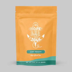 Image of Bible Verse Peach Black Tea – ‘Hope Is An Anchor’