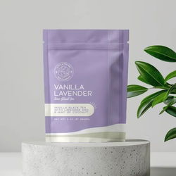 Image of Vanilla Lavender Loose Leaf Black Tea – Dessert Tea