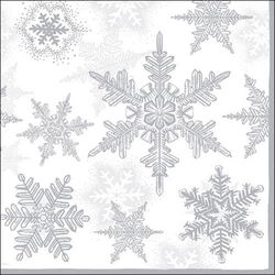 Image of Napkin Luncheon Snow Crystals