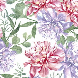 Image of Napkins Pastel Flowers 20 Pk