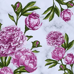 Image of Napkins Lovely Peonies 20 Pk