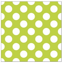 Image of Napkins Luncheon Big Dots Green