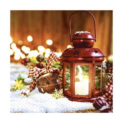 Image of Napkin Luncheon Bright Christmas