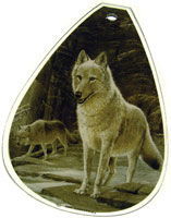 Image of Lamp Panels Medium Wolves- Discontinued