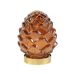 Image of LED Brown Pinecone Lamp
