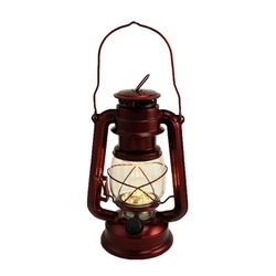Image of LED Lantern Metallic Red – Large