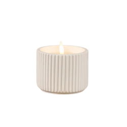 Image of Ribbed Cement Candle