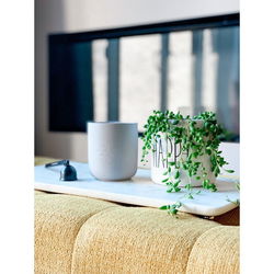 Image of Home – Light Grey Clay Candle 12oz