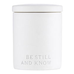 Image of Ceramic Candle – Scented – Be Still & Know