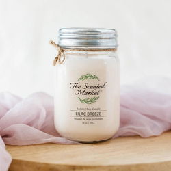 Image of Soy Wax Candle – Lilac Breeze 16 oz