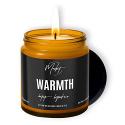 Image of 8 oz. Amber Jar- Warmth Candle