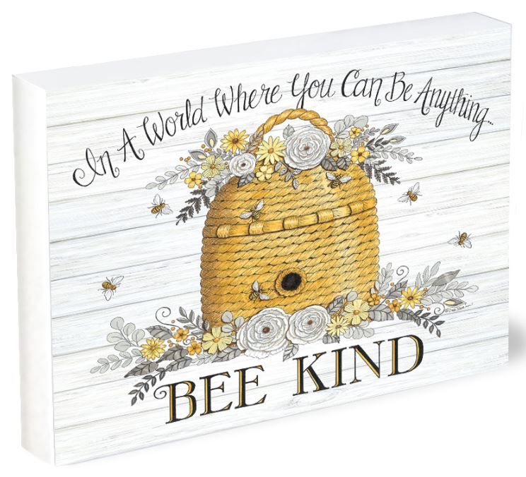 Image of Shelfie Sitter Bee Kind Bee Hive 4×5