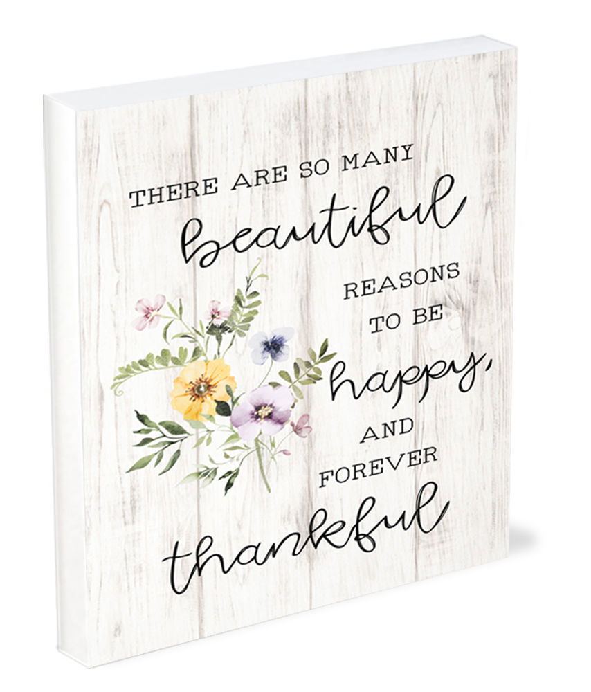 Image of Shelfie Sitter Reasons To Be Happy 4×5