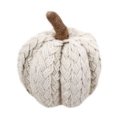 Image of White Knit Pumpkin