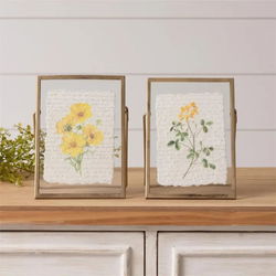 Image of Gold Frames – Yellow Flowers