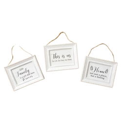 Image of Beaded Wall Hanging – Story, Home, Family (Sold Individually)