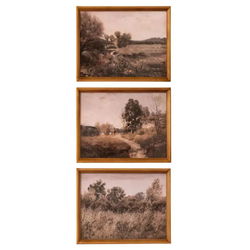 Image of Antique Gold Framed Prints – Vintage Landscapes (Sold Individually)
