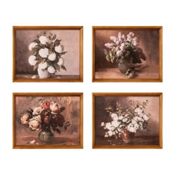 Image of Antique Gold Framed Prints – Still Life Botanical (Sold Individually)